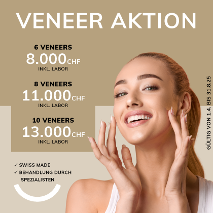 Zahnarzt Zürich Ebmatingen Veneers Aktion 