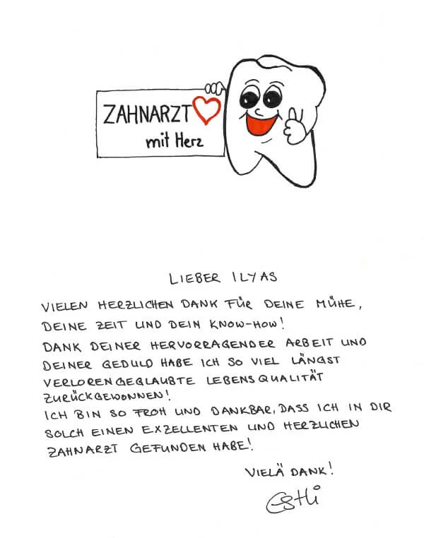 Bewertungen unserer Patienten - Zahnarzt Ebmatingen