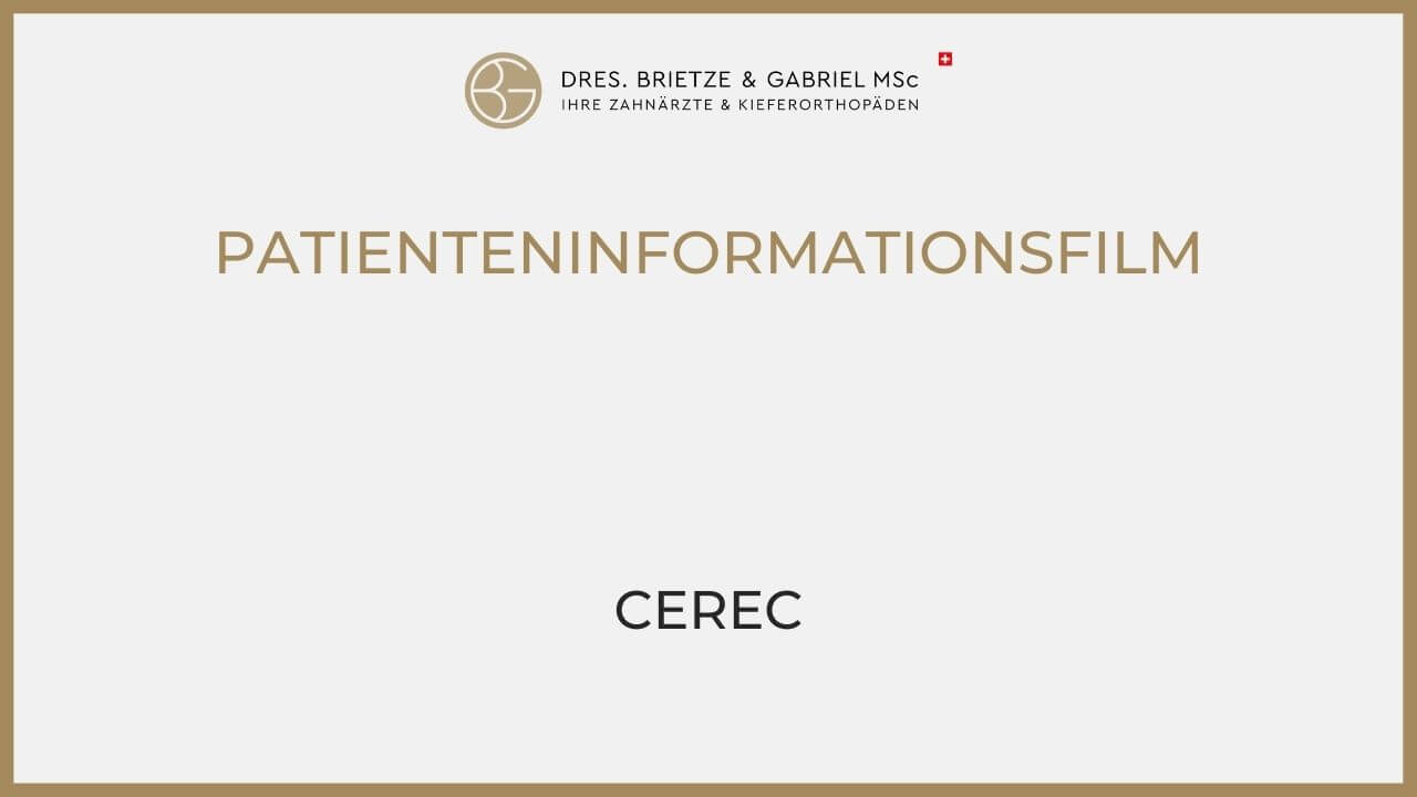 CEREC, Zahnärzte Ebmatingen, Dr. Brietze & Dr. Gabriel