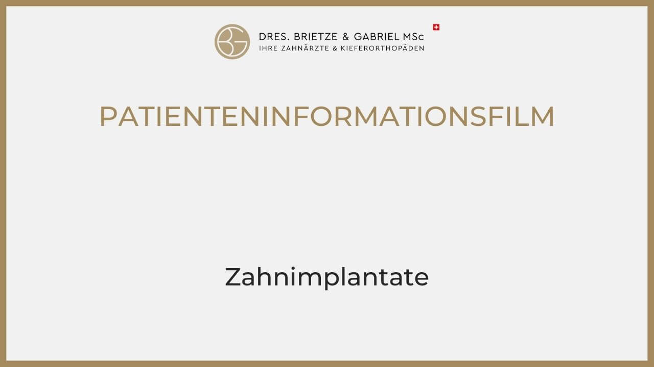 Zahnimplantate, Zahnärzte Ebmatingen, Dr. Brietze & Dr. Gabriel